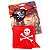 Fantasia Pirata Kit Chapéu Tapa Olho + 1 Brinco + 1 Bandana - Imagem 4