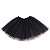Saia Tule Preta ou Vermelha Halloween Carnaval Fantasia 40cm - Imagem 3