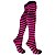 Meia Calça 7/8 Listrada Festa a Fantasia Halloween Carnaval - Imagem 8