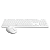 KIT TECLADO E MOUSE AITEK SEM FIO - BRANCO - Imagem 1