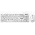 KIT TECLADO E MOUSE HOOPSON - BRANCO - Imagem 1