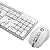 KIT TECLADO E MOUSE BRAZIL PC SEM FIO - BRANCO - Imagem 3