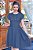 Vestido Evasê Em Chambray Jeans | Rosarrara - Imagem 1