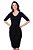 Vestido Preto Mid De Bengaline | Hapuk - Imagem 1