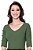 Vestido Verde Mid De Bengaline | Hapuk - Imagem 3