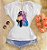 Tshirts feminina poliéster - Cavalo com flores - Imagem 1