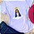 Tshirts feminina poliéster - Nossa Senhora azul escuro com nuvens (ct 15) - Imagem 1