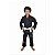 KIMONO JUVENIL JIU JITSU TRANÇADINHO PRETO - KEIKO - Imagem 3