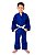 KIMONO JIU JITSU E JUDO COMBATE INFANTIL AZUL COM FAIXA BRANCA - TORAH - Imagem 4