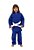 KIMONO JIU JITSU E JUDO COMBATE INFANTIL AZUL COM FAIXA BRANCA - TORAH - Imagem 2