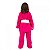 KIMONO JIU JITSU E JUDÔ COMBATE INFANTIL ROSA COM FAIXA BRANCA TORAH - Imagem 3