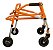 Andador Posterior de Alumínio 04 Rodas PP Mobilidade Mercur - Imagem 4