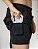 Short 2 em 1 Tactel com Segunda Pele Masculino Preto Snugg - Imagem 1