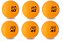 Kit 06 Bolas de Tênis de Mesa Ping Pong ABS 40+ Vollo - Imagem 1