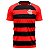 Camisa Flamengo Manto Tradicional Adulto Vermelho Original Braziline - Imagem 1
