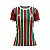 Camisa Fluminense Attract Feminina Tricolor Original Braziline - Imagem 1