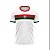 Camisa Fluminense Stencil Tradicional Adulto Branco Original Braziline - Imagem 1