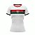 Camisa Fluminense Stencil Feminina Branco Original Braziline - Imagem 1