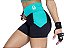 SHORT SUPLEX FEMININO AQUA COM RECORTE LATERAL CINTURA ALTA - ONE SPORT - Imagem 1