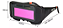 Óculos De Solda Para Soldador C/ Escurecimento Automático Cor Preto Liso - Imagem 2