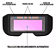 Óculos De Solda Para Soldador C/ Escurecimento Automático Cor Preto Liso - Imagem 3