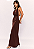 Vestido Longo franzido - Letícia - Imagem 1