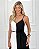 VESTIDO BICOLOR C/CINTO - Imagem 2