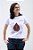 Camiseta Baby look Gota do Sangue de Jesus Branca - Imagem 1