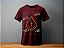 Camiseta Baby look Gota do Sangue de Jesus Bordô - Imagem 4