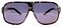 Óculos de Sol Feminino Chiili Beans Aviador Preto - Imagem 1