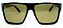 Óculos de Sol Masculino Chilli Beans Quadrado Preto e lentes Marrom - Imagem 1