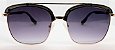 Óculos de Sol Feminino Chiili Beans Quadrado Preto lentes degradê - Imagem 1