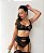 Conjunto Lingerie - Chama do amor -  Renda Preto - Imagem 1