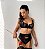 Conjunto Lingerie - Chama do amor -  Renda Preto - Imagem 4