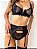 Conjunto Lingerie - Chama do amor -  Renda Preto - Imagem 3