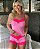 Baby doll Bicolor Microfibra - Pink Neon + Rosa - Imagem 1