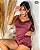 Baby doll Microfibra - Vinho - Imagem 2