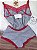 Baby doll Cotton e renda - Vermelho - Imagem 2