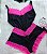 Baby doll Neon - Preto e Pink - Imagem 1