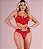 Conjunto cropped Iza - Vermelho - Imagem 1