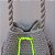 Bolsa Saco de Crochê Equilíbrio Neon - Imagem 7