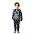 Pijama Longo Infantil Masculino Astronauta Que Brilha no Escuro - Imagem 1