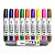 Pincel Marcador para Quadro Branco MAX MARKER Recarregável - KIT 10 CORES - Imagem 1