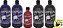 TINTA PREMIUM PARA RECARGA PINCEL MARCADOR DE QUADRO BRANCO - 04 FRASCOS 1 LITRO (PRETO/PRETO/AZUL/AZUL) + 01 FRASCO 500ML (VERMELHO) - Imagem 1