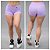 Shorts Feminino Rolotê Academia Lilás Tecido Light - Imagem 7