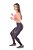 Legging Fitness Cirrê Ikat Detalhe em Tule Tecido Rosset - Imagem 1