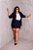 Blazer Bolso Lígia Preto Plus Size - Imagem 3