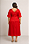 Vestido Midi Cetim Fenda - Imagem 2