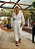 Calça Jogger Off White Feminina Plus Size - Imagem 1