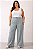 Calça Pantalona Xadrez Plus Size - Imagem 1